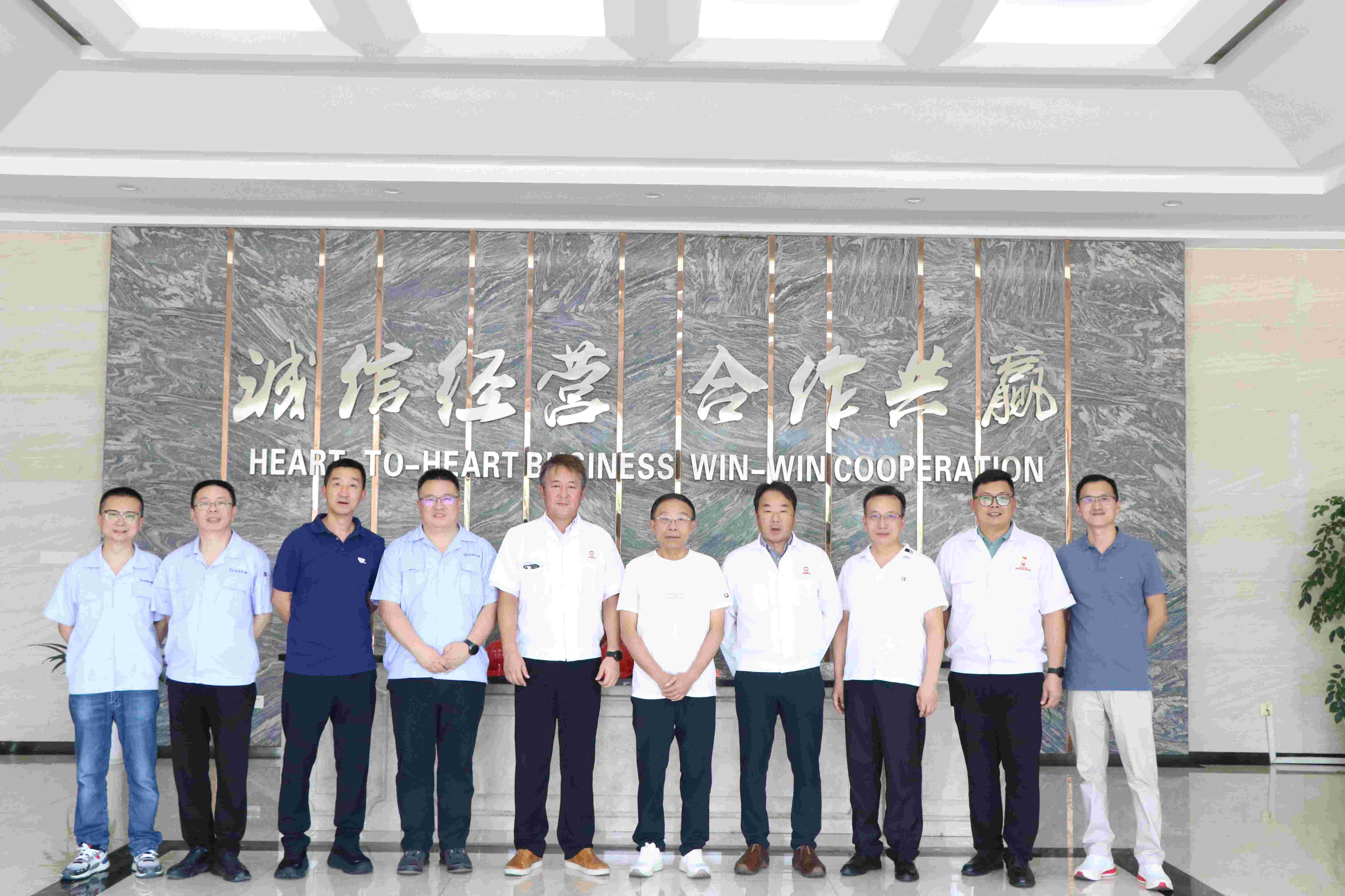 工作交流丨五羊本田高層領(lǐng)導(dǎo)蒞臨志成機械，共謀發(fā)展新篇章！